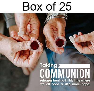 COMMUNION - PREFILLED JUICE/WAFER (BOX OF 25)