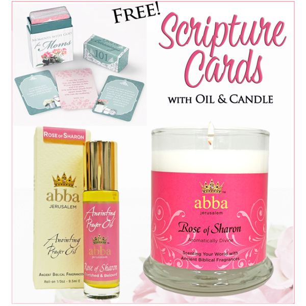 FREE BLESSING MOMENTS CARDS WITH CANDLE & OIL PURCHASE
