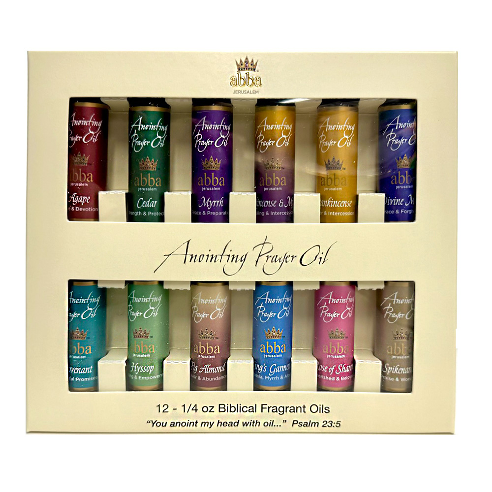 12 VARIETY - 1/4 oz ANOINTING OILS